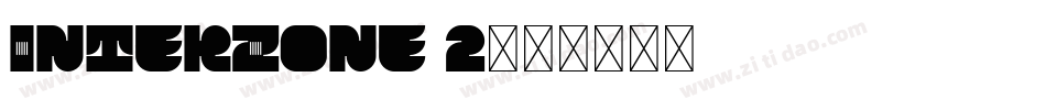 InterZone 2字体转换